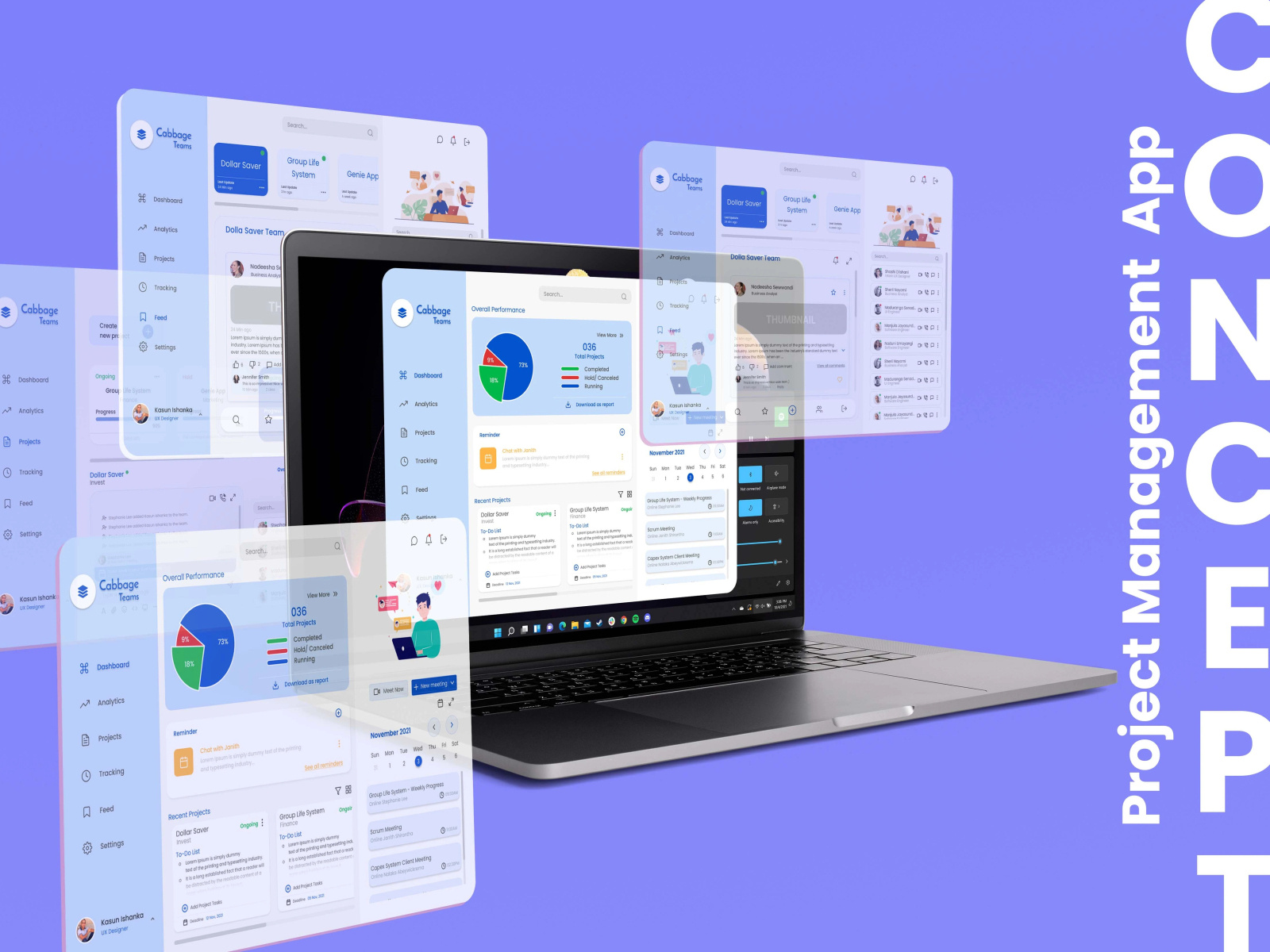 Project Management Application by Thisura Rasanjana on Dribbble