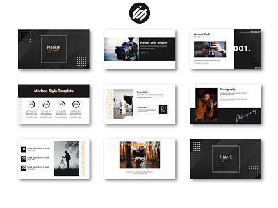 Modern presentation templates social media instagram post