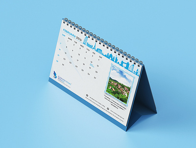 Desk Calendar - Connecting Wings branding calendar desk calendar