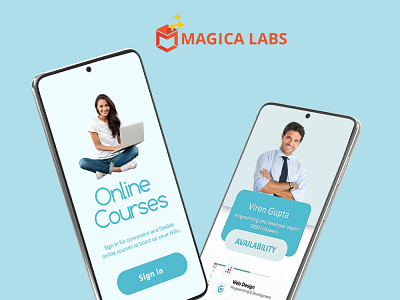 Magica Labs android app development app development app development company branding design graphic design mobile app mobile app development ui ux