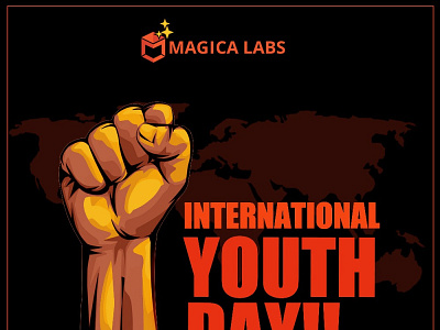 International Youth Day branding design graphic design international youth day logo ui ux youth day
