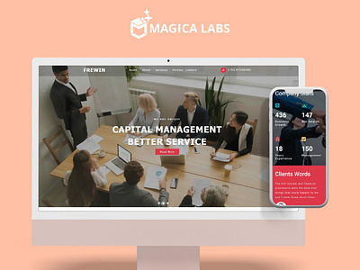 Website portfolio - Magica Labs web design website designing