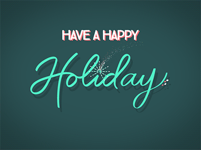 Have a Happy Holiday Everyone!! 2d aftereffects animation liquid particles
