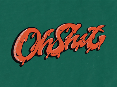 Oh Sh!t hand lettering illustration lettering nchg197 type typography typovn vietnam vintage