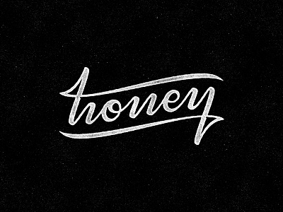 Honey! You are the sweetest thing in my life daily type hand crafted hand lettering script type typography typovn