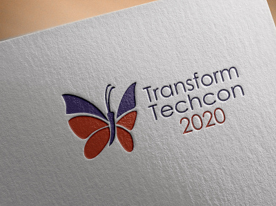 Transform Techcon Logo Design art branding design flat graphic design illustration illustrator logo minimal vector