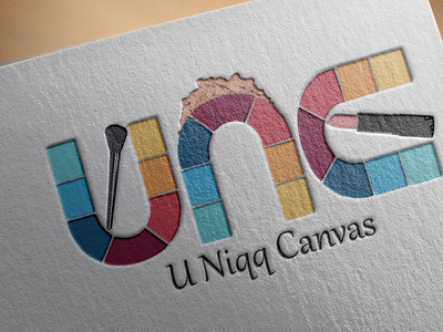 U Niqq Canvas Logo Design