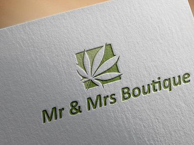 Mr & Mrs Boutique Logo Design