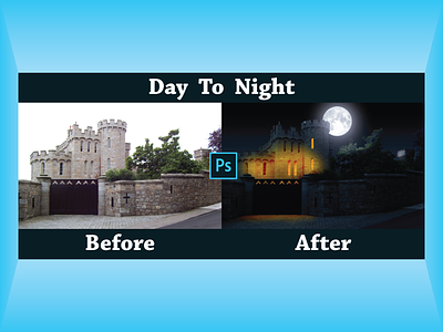 Photoshop Day to Night Conversion