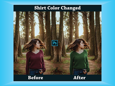 Photoshop Shirt Color Changed adobe photoshop adobe photoshop cc color change image editing photo editing photoshop