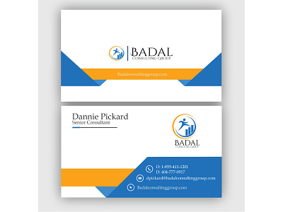 Business Card for Badal Consulting Group branding business card business card design business cards businesscard design graphic design illustration illustrator minimal photoshop vector