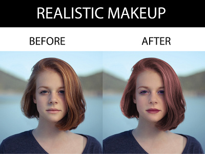Realistic makeup makeup makeupartist photo edit photo editing photo retouching photography photoshop