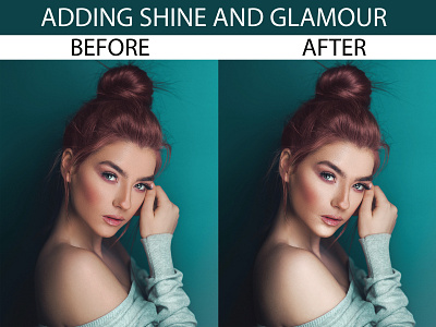 Adding Shine And Glamour branding fashion fashion design graphic design photo edit photo editing photoshop
