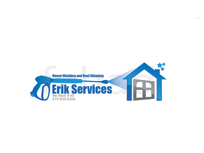 Logo design for house washing and roof cleaning