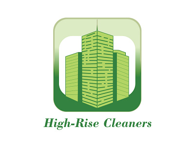 Logo Design for High Rise Cleaners branding and identity branding design company company brand logo company branding company logo company profile design illustrator logo logo design logodesign logos logotype photoshop vector