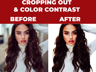cropping out and color contrast color contrast cropping illustrator photo edit photoshop