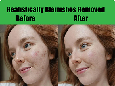 blemishes removed realistically graphic design illustrator photo edit photo retouch photoshop