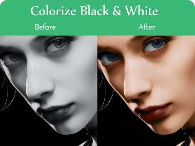 colorize Black & White image branding colorize photo edit photoshop retouching