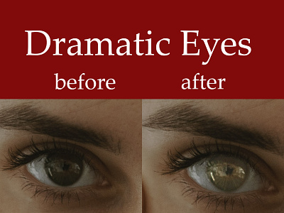 Dramatic Eyes design eyes graphic design illustrator photo edit photoshop vector