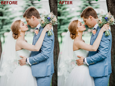 wedding photo color adjustment photoshop wedding photos