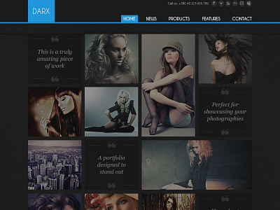 Dark Fashion Template dark fashion minimal minimalistic photography psd template template