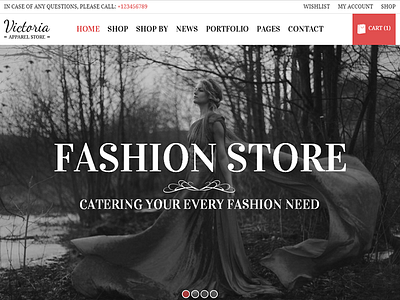 Victoria - Fashion Wordpress Theme clean creative fashion fashion theme old old fashioned retro victorian vintage wordpress wordpress theme