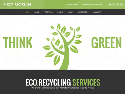 Ecorecycling Wordpress Theme alternative bio business corporate eco ecology ecommerce energy green