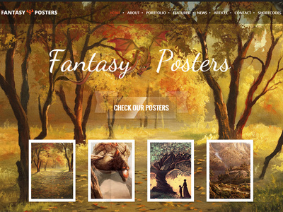 Fantasy Posters Wordpress Theme