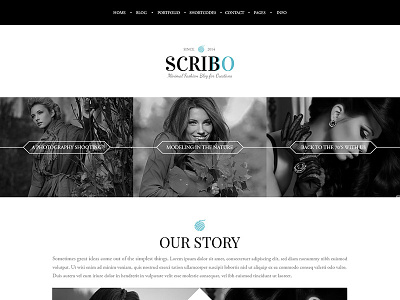 Scribbo - fashion blog Theme
