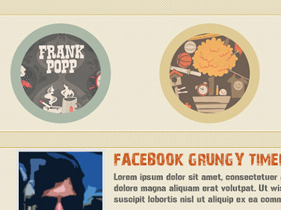 Grungy Facbook Timeline Template facebook facebook template facebook timeline facebook timeline template