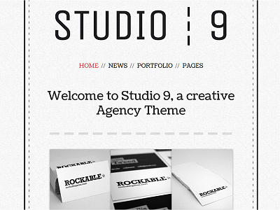 Studio 9 - A creative Agency Wordpress Theme creative wordpress theme portfolio wordpress theme wordpress theme