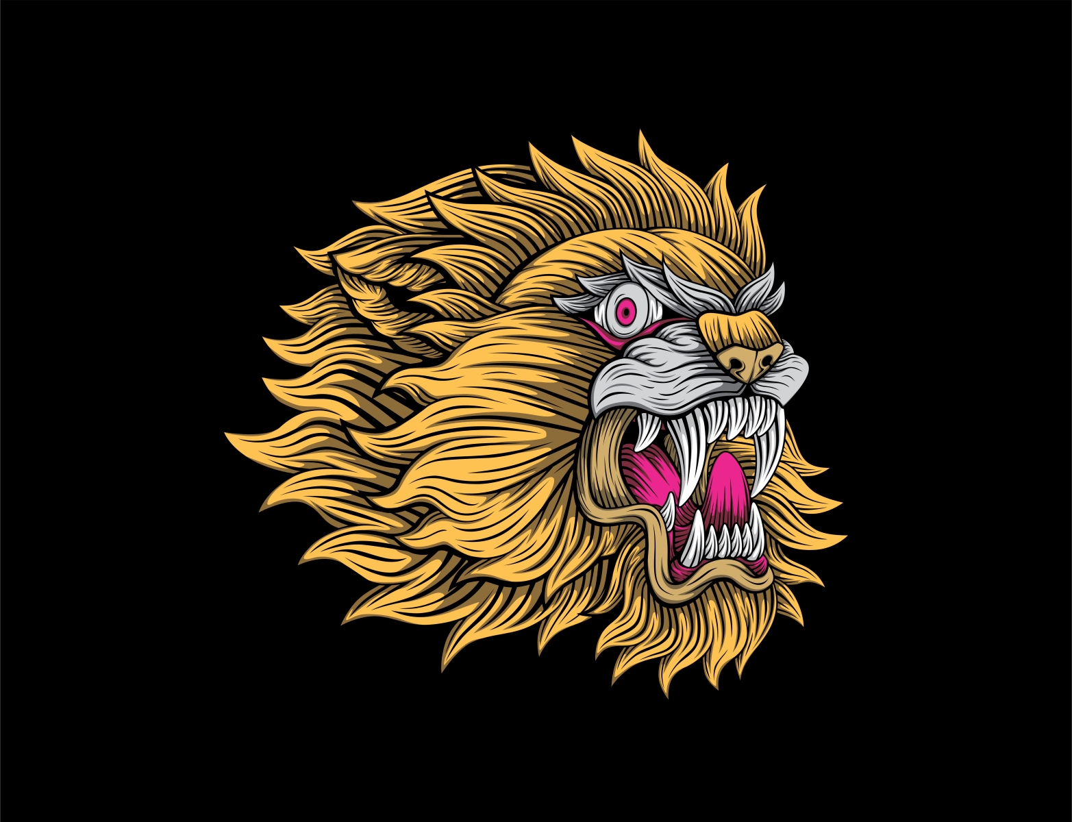 ANGRY LION by Krisna Shakti on Dribbble