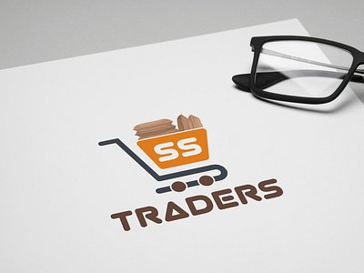 SS Traders | Cart Logo brand brandidentity branding creative illustrator lettering logo logodesign logomaker logotype process tool typography unique