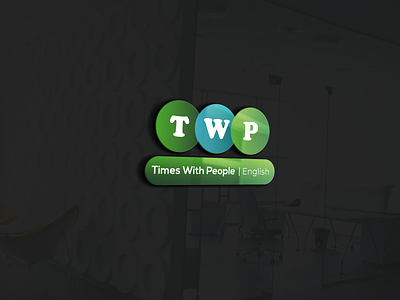 TWP | Times With People | Newspaper Logo brand brandidentity branding creative illustrator lettering logo logodesign logomaker logotype process tool typography unique