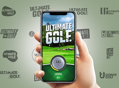 Miniclip - Ultimate Golf: Branding + Advertising advertising branding design illustration logo design uidesign ux