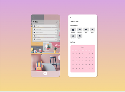 To-do list app design ui ux