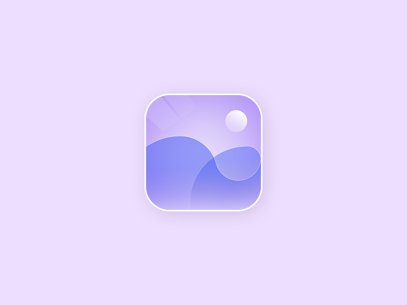 Photo album icon by 자오씨 on Dribbble