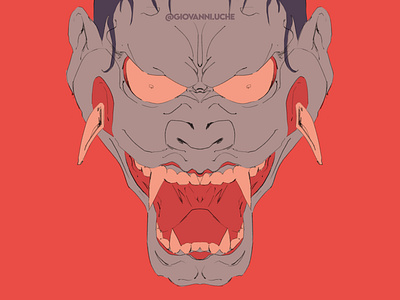 Hannya Mask | Illustration