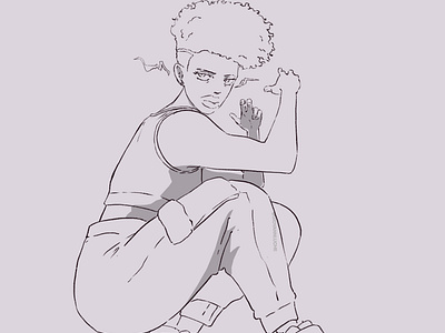 Afro from Afro Samurai by Gio U on Dribbble