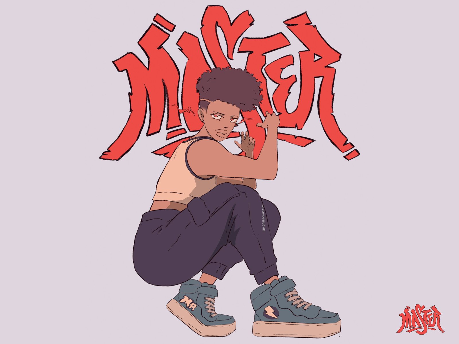 Afro from Afro Samurai by Gio U on Dribbble