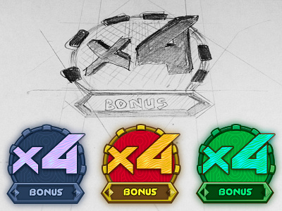 Bonus Game bonus game illustration photoshop registration surprice win winner x4