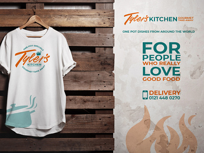 Tylers Kitchen branding design webdesign