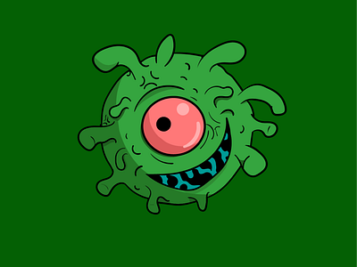 virus cartoon