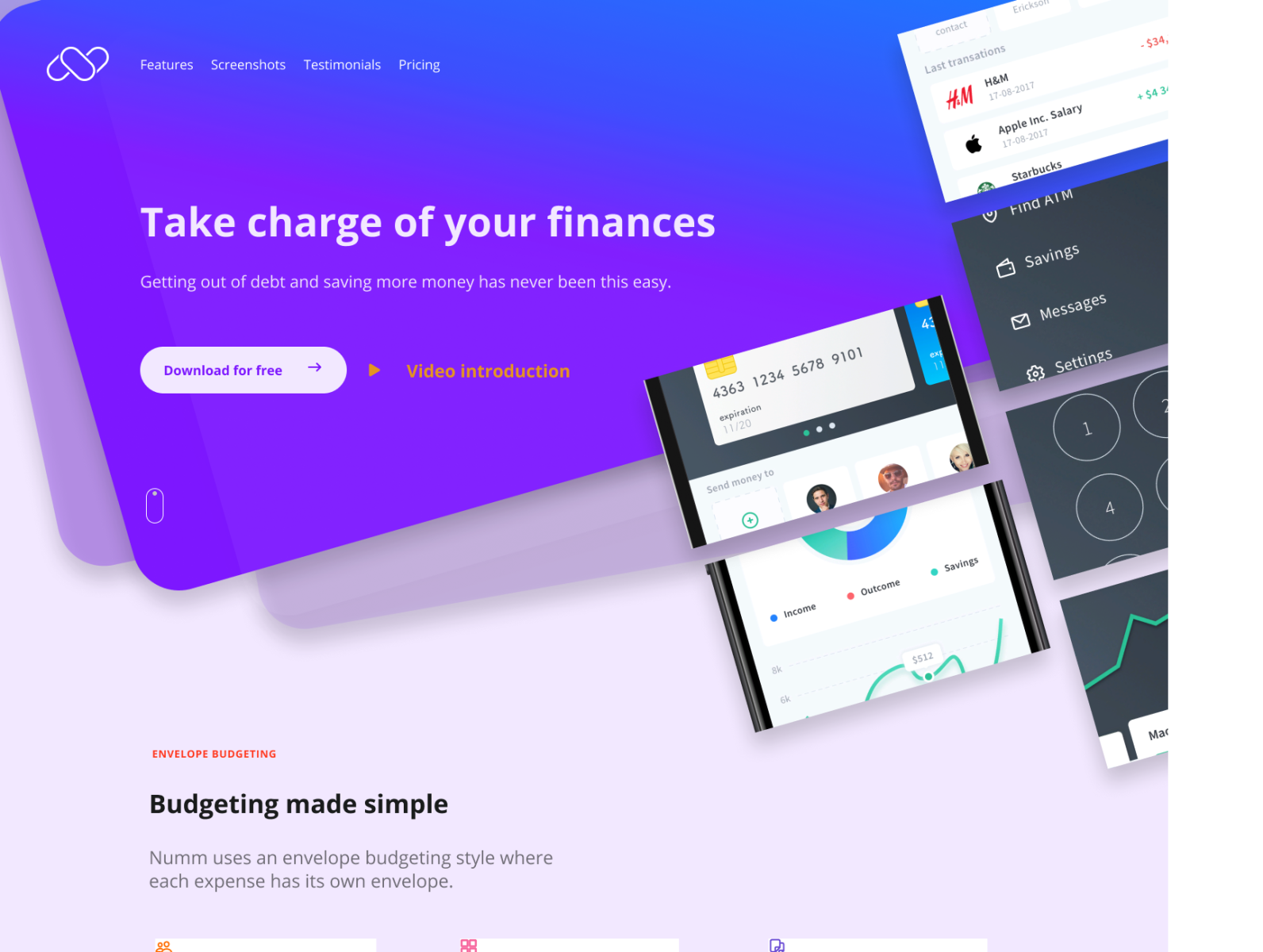 Landing page design by Abhas Kumar on Dribbble