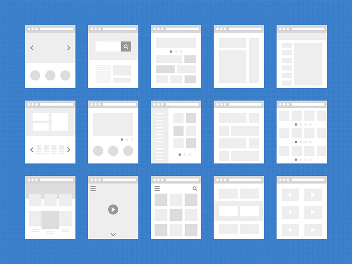Layouts by Gary Shikhelman on Dribbble