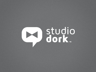 Studio Dork Logo branding design logo mark negative space re brand type