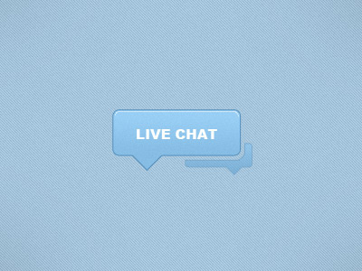 Live Chat Button buttons click css rollover social ui user experience user interface