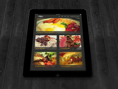 iPad Reader app apple blog css food html5 images ipad tablet ui ux