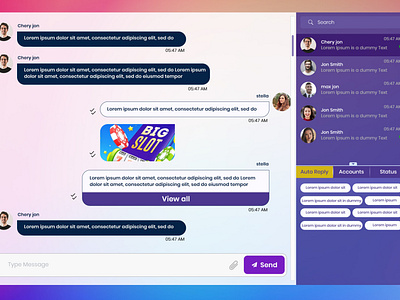 ChatBot Messenger Design