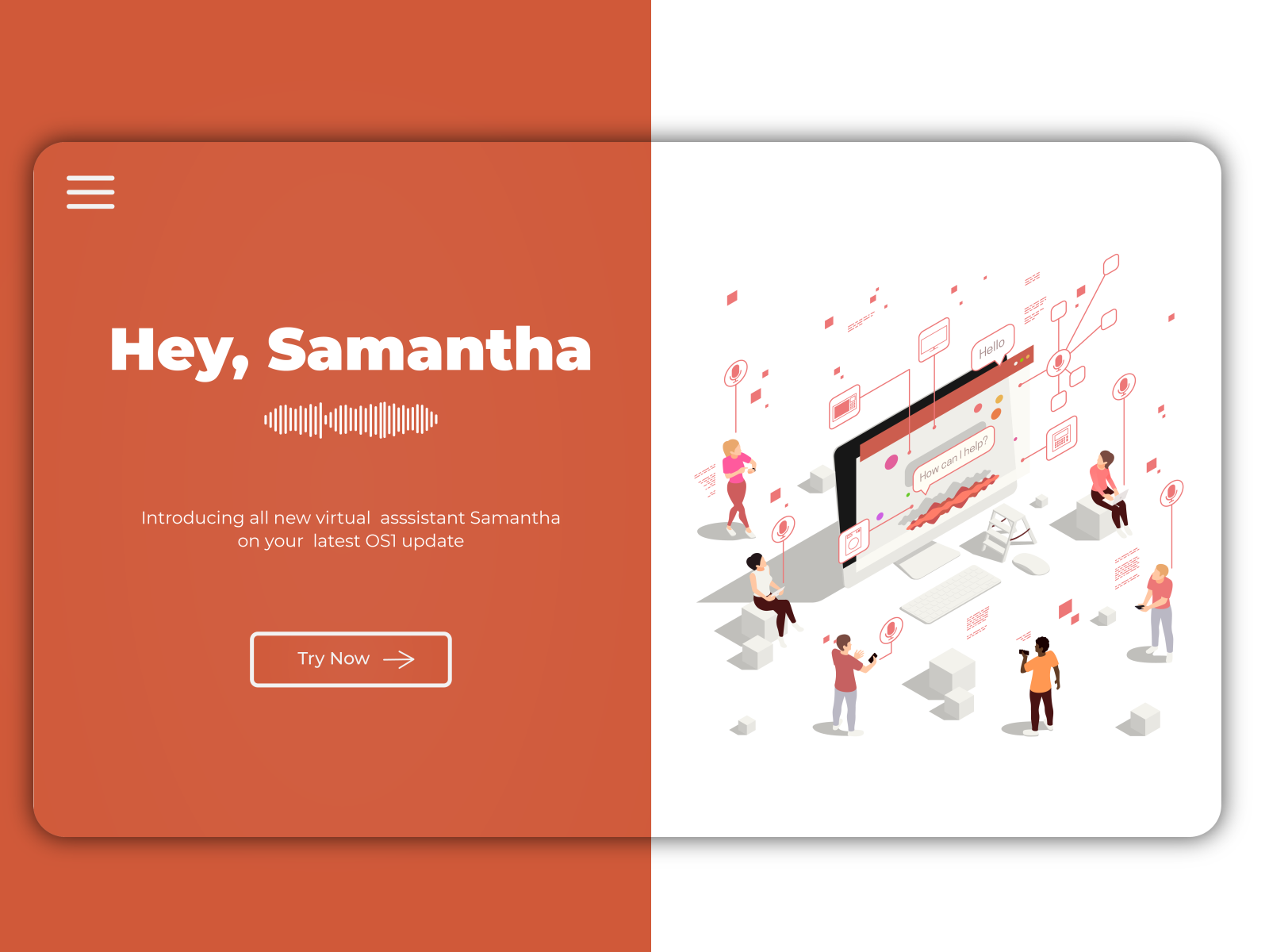 Os1 Virtual Assistant Landing Page By Akshai Krishnan On Dribbble 7727